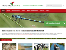 Tablet Screenshot of milieufederatie.nl